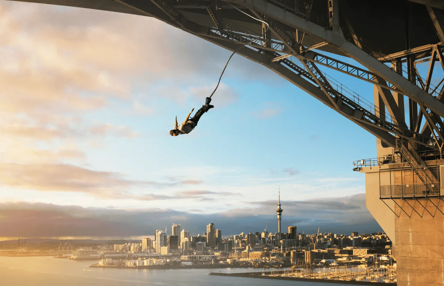 Auckland Harbour Bridge Bungy in Auckland, New Zealand