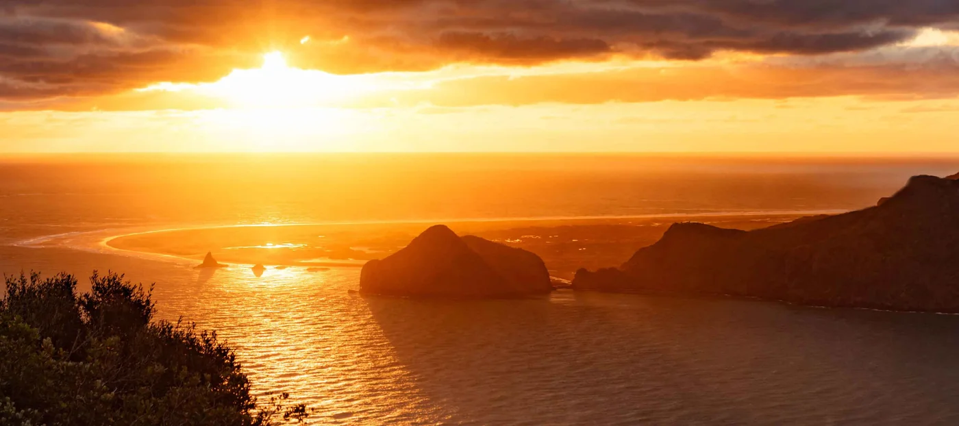Manukau Heads Lighthouse in Auckland, New Zealand