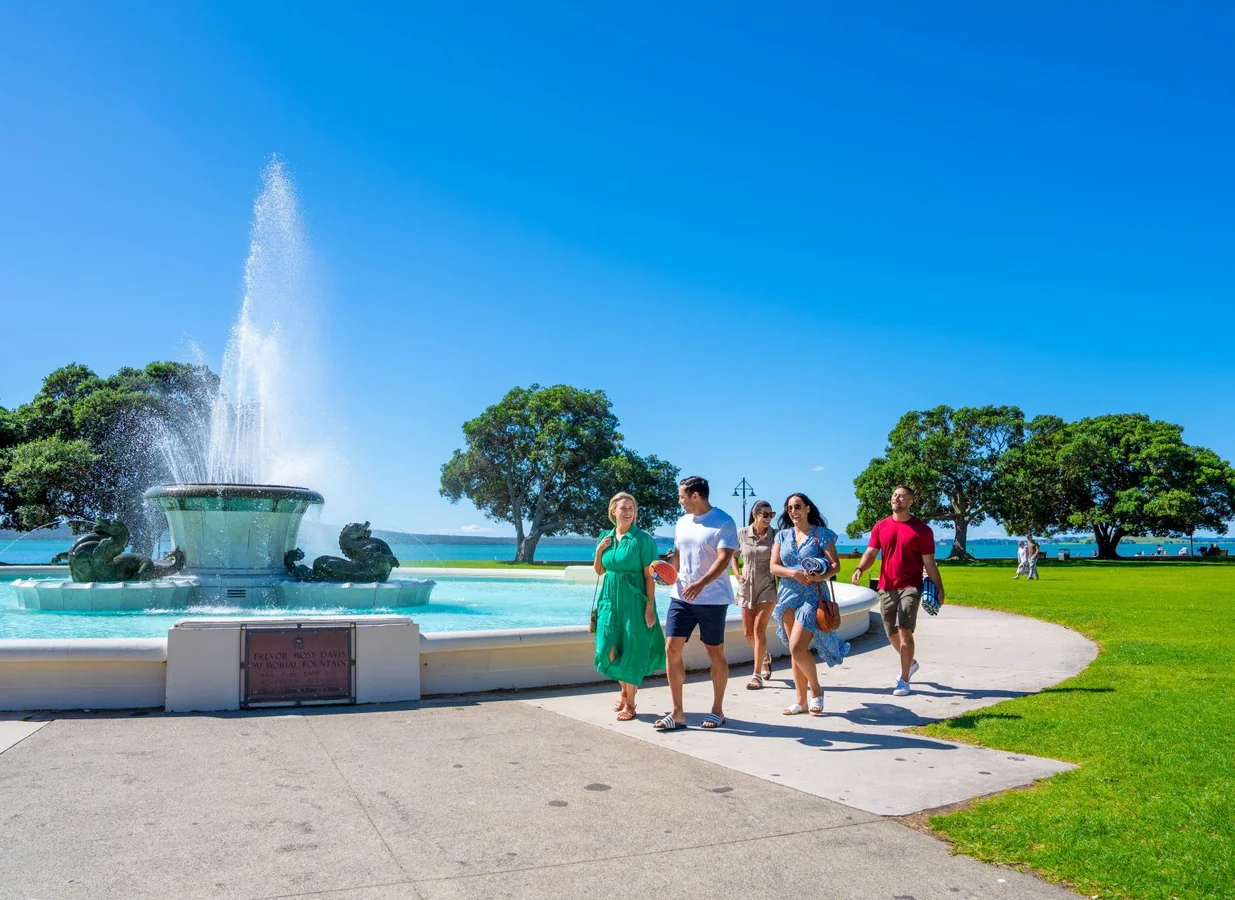 Mission Bay Beach in Auckland, New Zealand