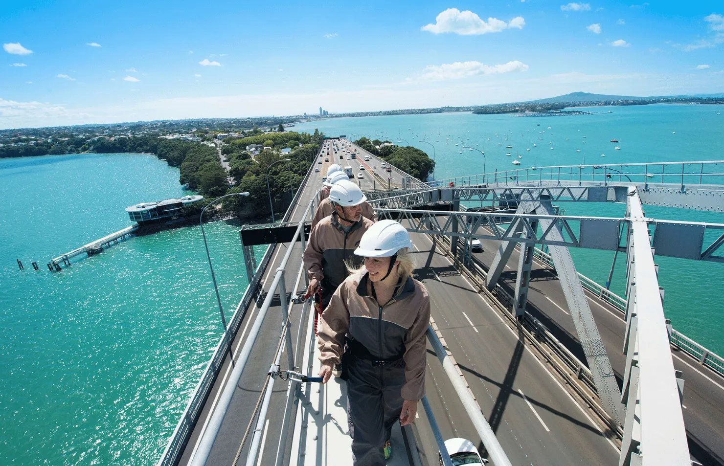 Auckland Harbour Bridge Climb in Auckland, New Zealand